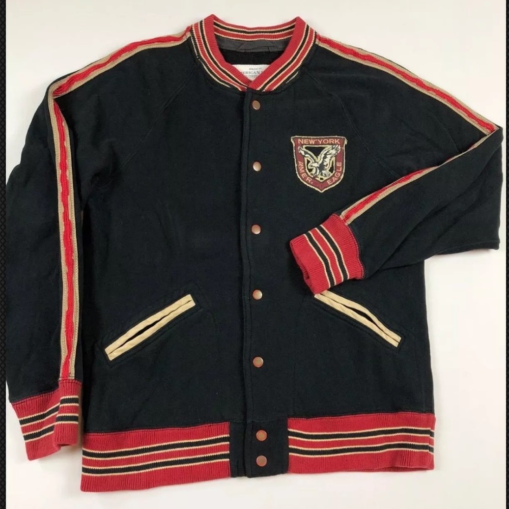 American Eagle Jacket SZ Lg ATHLETIC FIT Football